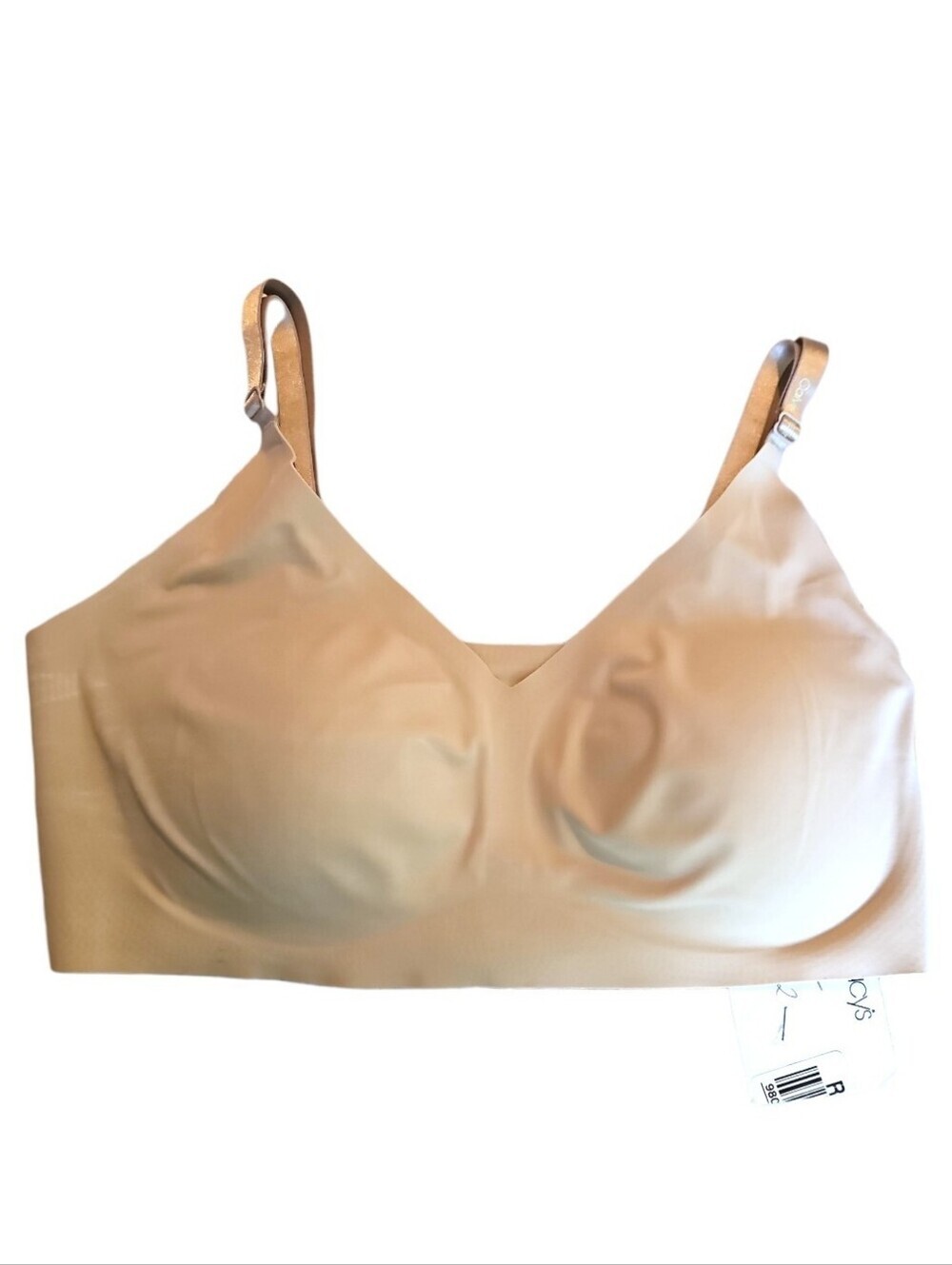Calvin Klein Seamless Nude Wireless Bralette, Size L, New With Tags